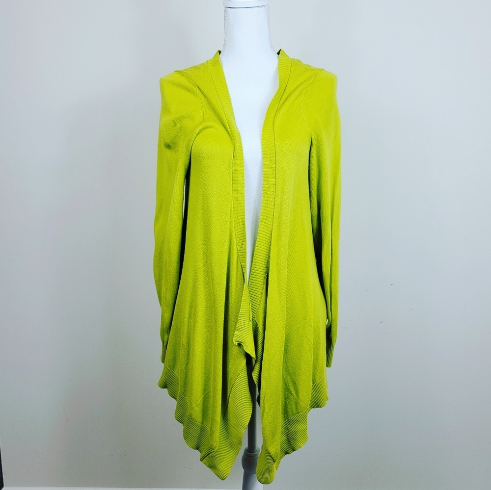 Anthropologie Moth Long Cardigan. Green L#012